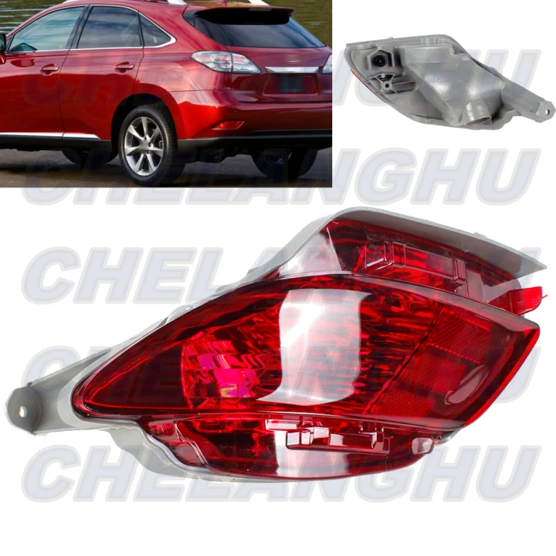 For Lexus RX350 RX450H RX270 2010 2011 2012 2013 2014 2015 Left Side Rear Bumper Reflector Light Lamp Without Bulbs 81490-0E010