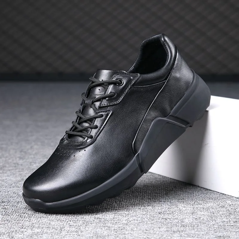 

2024 Hot Sale Golf Shoes for Men Black Lacing Gym Shoes Mens Comfortable Leather Golf Training Man Designer Sport Shoes Men