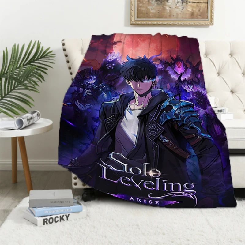 

Новое аниме Solos выравнивающее одеяло, пушистые мягкие одеяла для декоративного дивана, постельные принадлежности из микрофибры, офисные товары для кемпинга