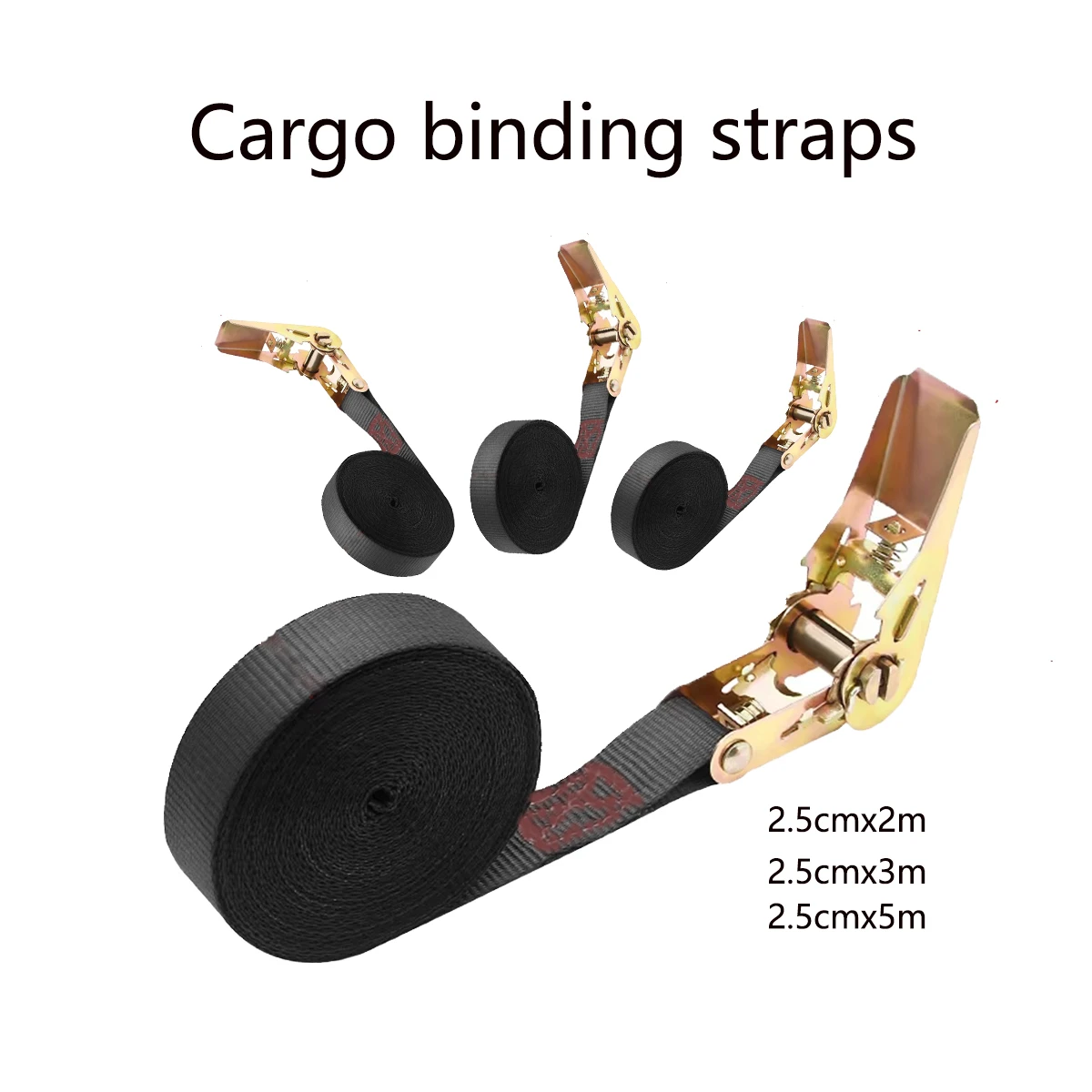 Truck Tie-Down Device, Small Ratchet Fastener, Self-Locking Rope Fastener, Cargo Packaging and Fixation Straps, Aircraft Strap