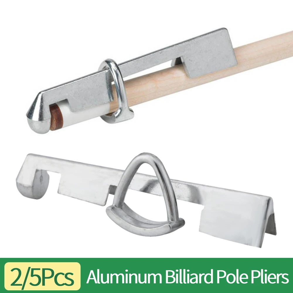 

2-5 шт. алюминиевых фиксаторов для наконечников бильярдных киев, многоразовые зажимы для ремонта и крепления наконечников киев