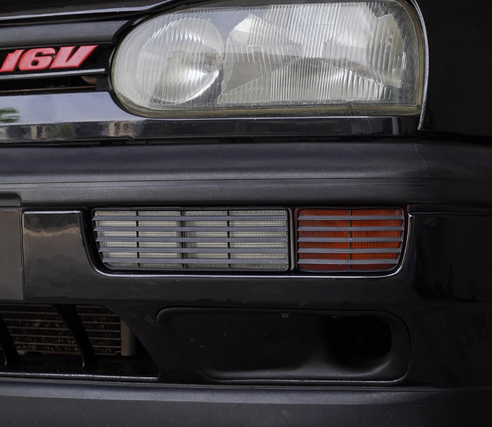 

Vehicle Accessory Indicator Reflector Grille Lower Air Intake Duct 6 Pcs Set For EURO Bumper VW MK3 Golf GTI VR6