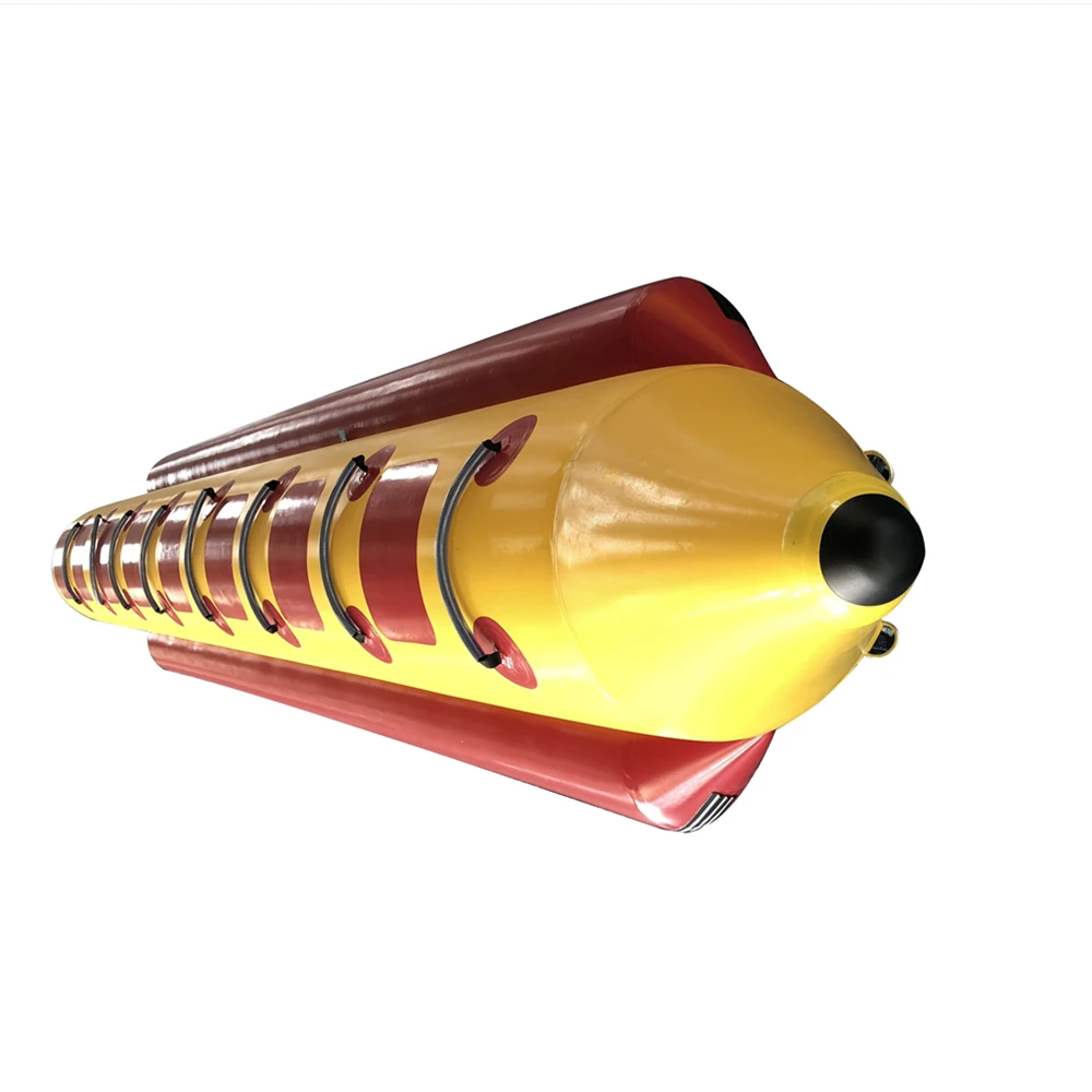 Inflatable Banana Boat 8 10 12 People Playing on the Beach Surf Riding Water Game Water Toys Summer Necessary Water Park