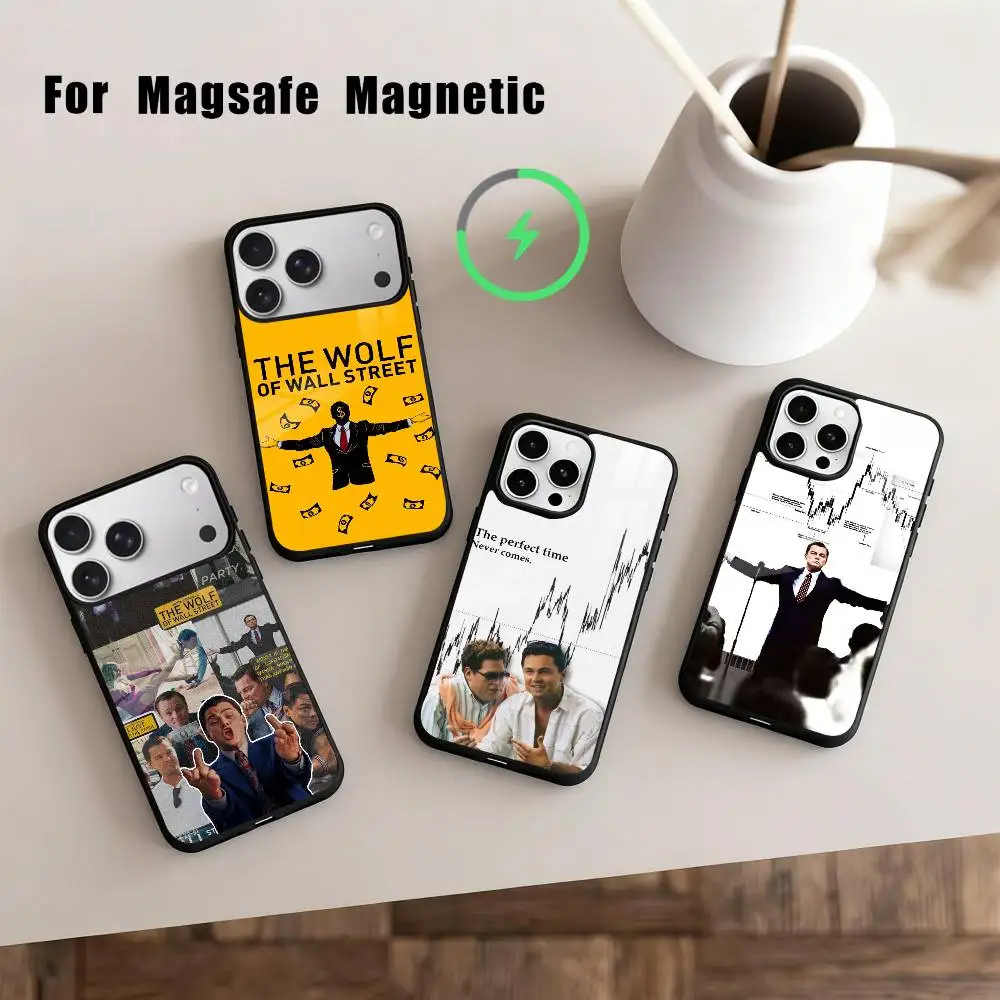 

T-The Wolf of W-Wall S-Street TV Phone Case For iPhone17,16,15,14,13,12,11 Plus,Pro Max Magnetic For Magsafe Wireless Charging