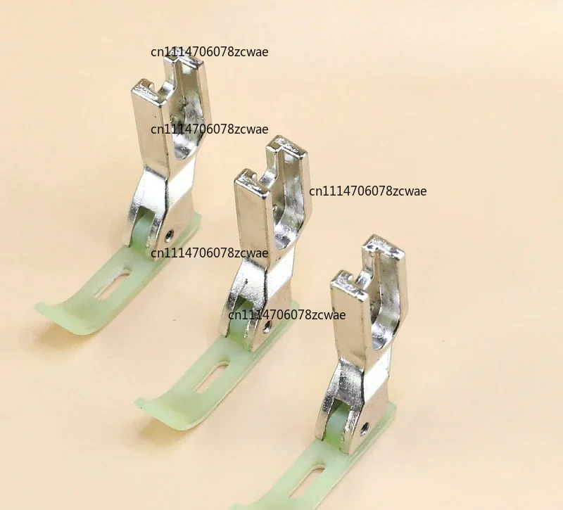 For Industrial Single Needle Lockstitch Sewing Machine Accessories Spare Par 3 PCS T363 Plastic 0.3cm Zipper Presser Footts