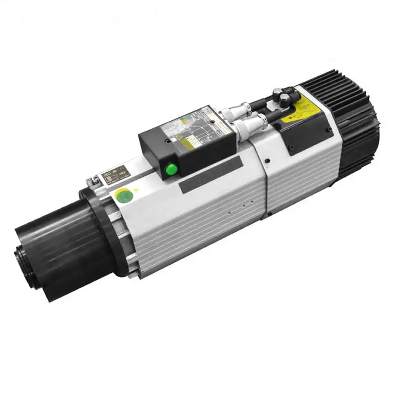 9kw air-cooled automatic tool change spindle motor, woodworking engraving machine power head spindle, speed 12000-24000rpm