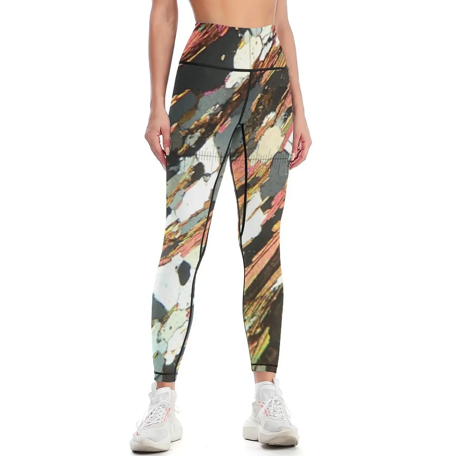 

Kyanite Schist thin section Leggings harem pants Golf wear sport legging sport pants Womens Leggings