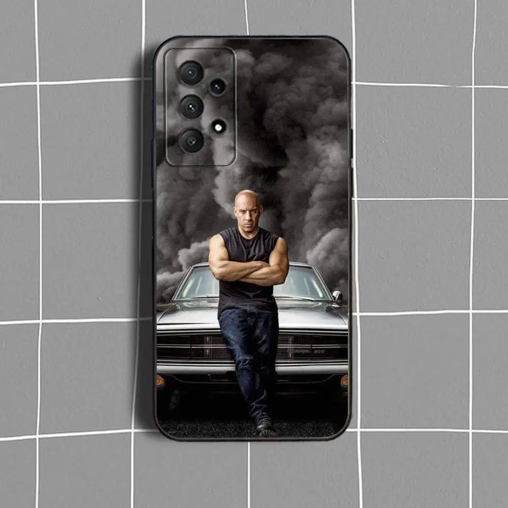 حافظة هاتف F-Fast or Furious 9 لهاتف سامسونج جالاكسي A73,31,32,72,41,53,52,71,22,5G,Note,J7,8,9 غطاء أسود ناعم