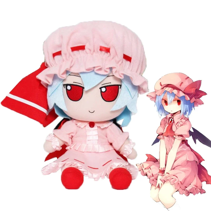 Touhou Project Plush Toy Remilia Scarlet Fumo Flandre Smoke Stuffed Doll Soft Figurine Cartoon Anime Game Reimu Usami Cirno Gift