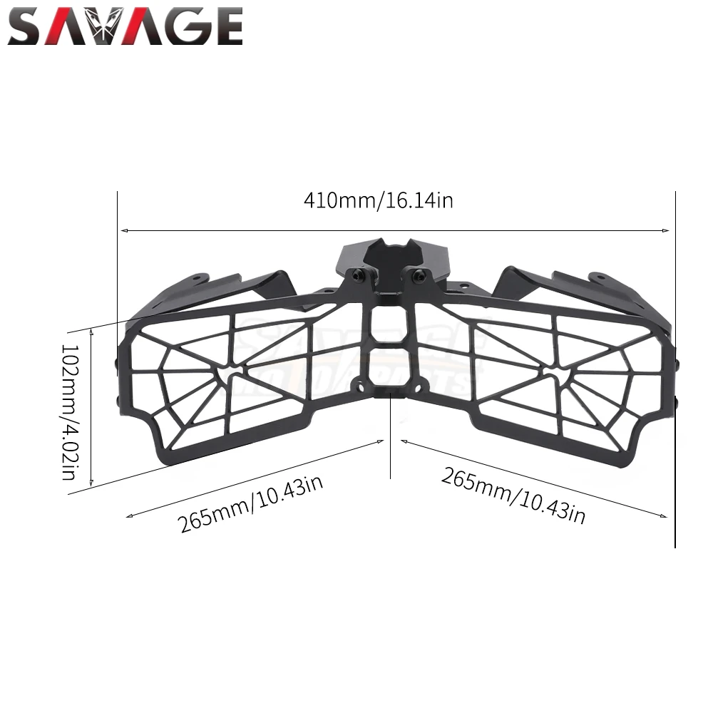 Protector de faros delanteros para coche VOGE Valico, cubierta protectora de rejilla para iluminación de lámpara delantera, 525DSX 2024, 525, DS525X, 525DSX 2023