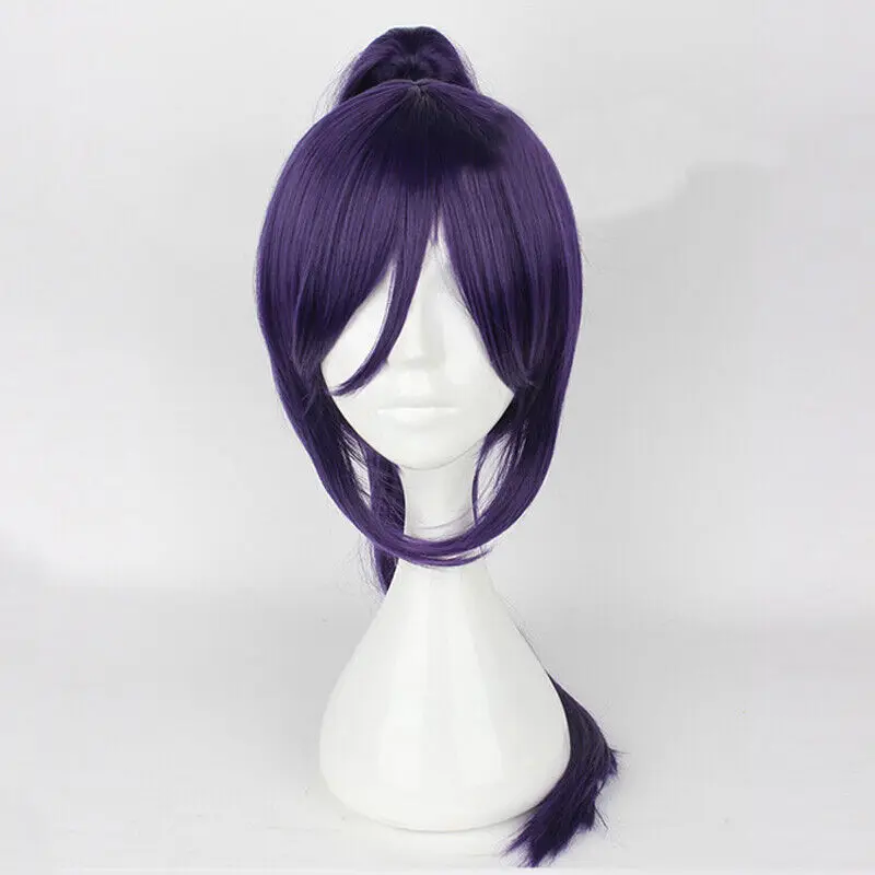 Clearance Kakegurui Sayaka Igarashi Cosplay Wigs Long Purple Ponytail Party Hair