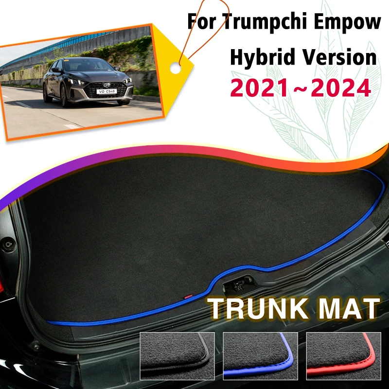 Hybrid Car Trunk Mats For GAC Empow Trumpchi Empow 2021 2022 2023 2024 Boot Cargo Liner Tray Rear Trunk Carpets Pads Accessories