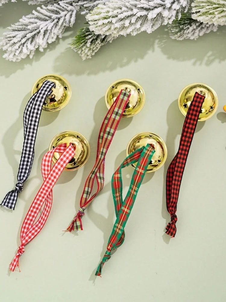 6PCS Christmas Bell Pendant, Christmas Decoration Pendant, Christmas Tree Decoration Pendant