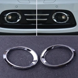 2Pcs Car Chrome Front Fog Light Lamp Cover Trim Car Styling Fit for Audi Q5 2010 2011 2012