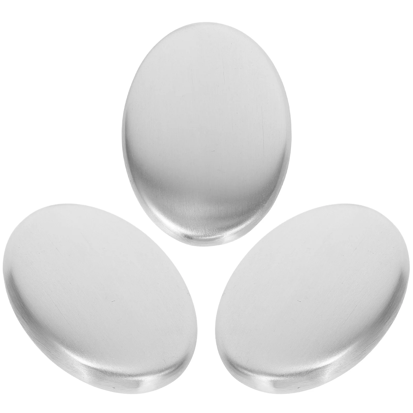 

3 Pcs Deodorizing Soap Hand Washer for Bathroom Stainless Steel Deordorizing Bar Kitchen Remover Cooking Smell