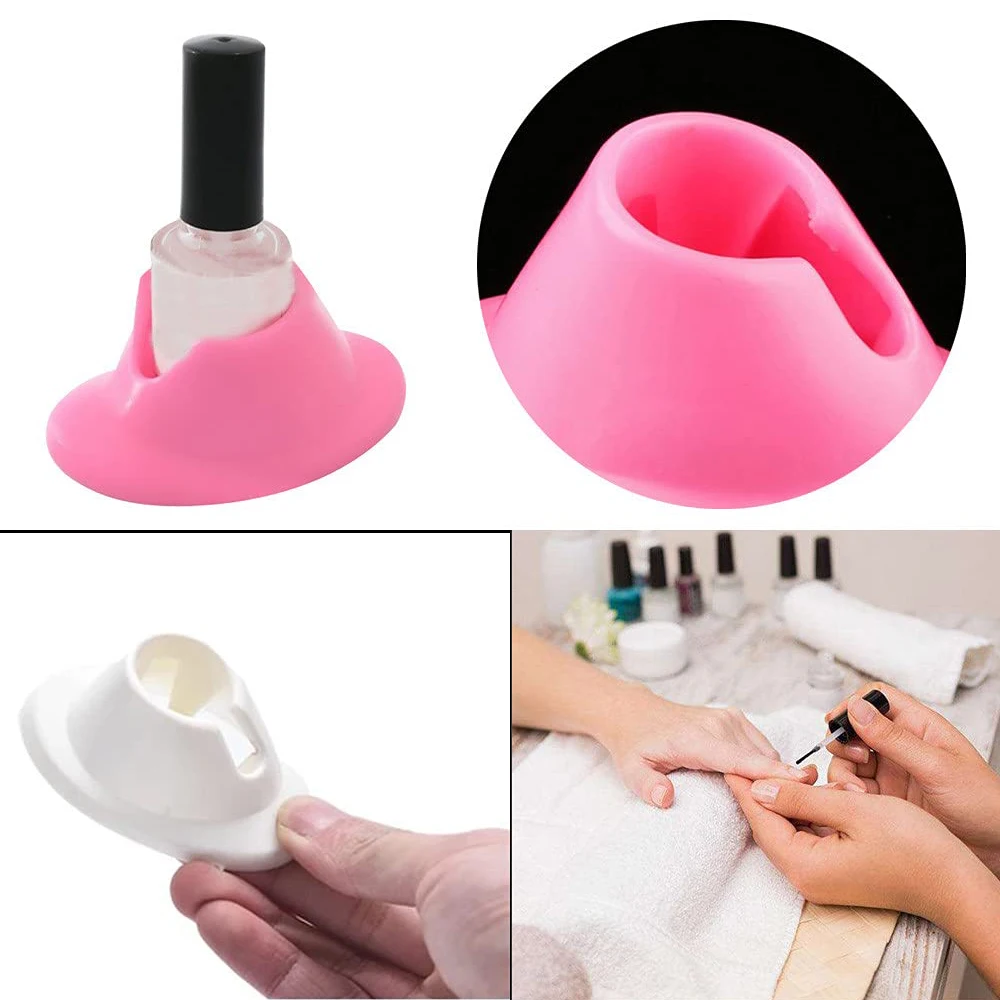 Porte-vernis à ongles en Silicone, support de bouteille Anti-déversement, bricolage Salon de manucure, organisateur d'ongles, présentoir, outils d'art des ongles, accessoires