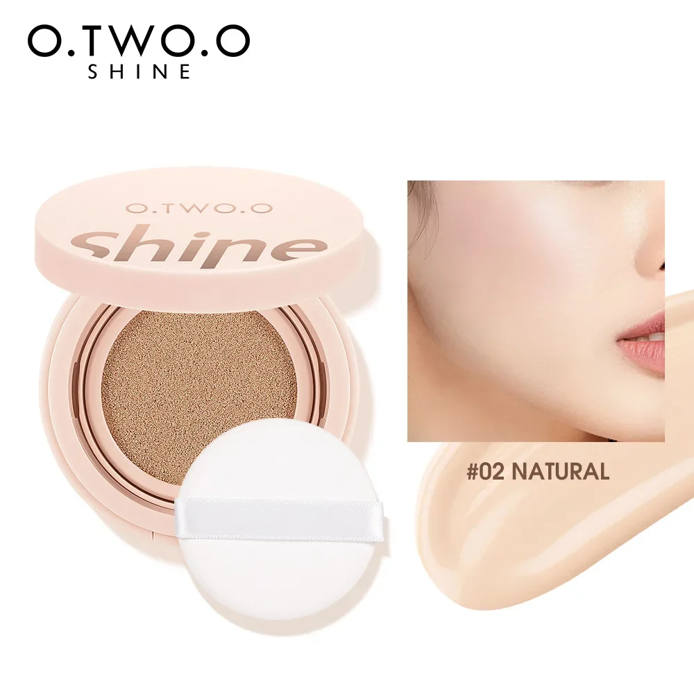 

O.TWO.O BB Cream Air Cushion CC Cream Concealer Brighten Makeup Base Long Lasting Foundation Cushion Compact With Makeup Puff