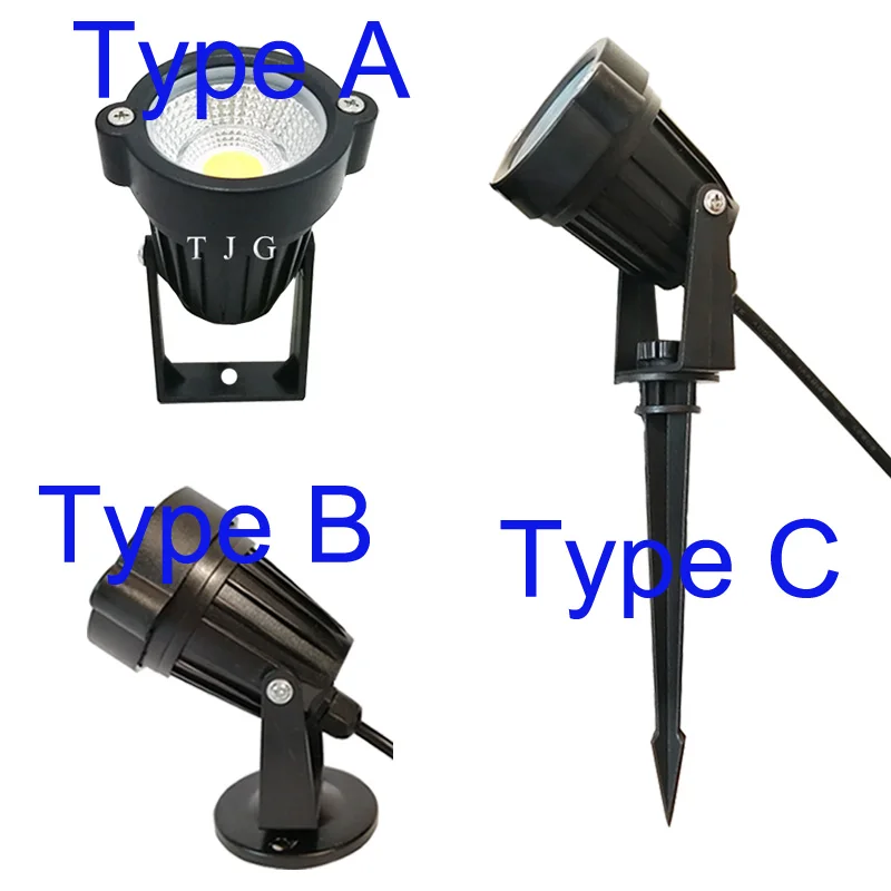 Outdoor Garden Landscape Light AC220V 110V DC12V LED Lawn Lamp COB 3W 5W 10W Waterproof Lighting Led Light Garden Path Spotlight