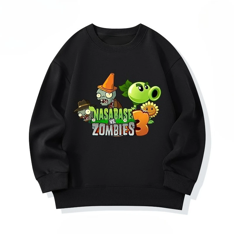 

The 2025 autumn/winter Plants vs. Zombies printed round-neck hoodie is a trendy and fashionable top for both men and women 0906