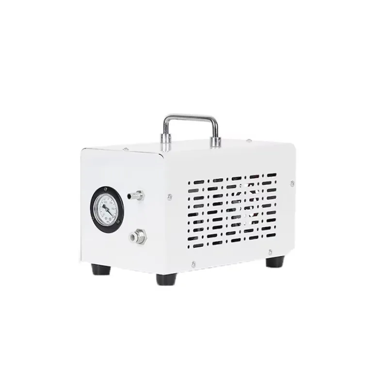 Portable Stainless Steel Oil Free Diaphragm Pump, High Flow Silent Vacuum Pump for Lab Positive Negative Pressure Filtration