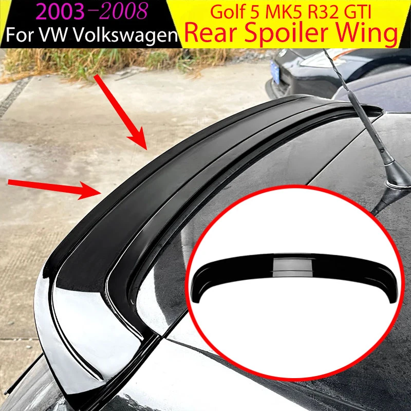 

Спойлер багажника на заднюю крышу автомобиля, крыло для VW Volkswagen Golf 5 MK5 R32 GTI 2003-2008, комплект украшения крыла на крыше автомобиля