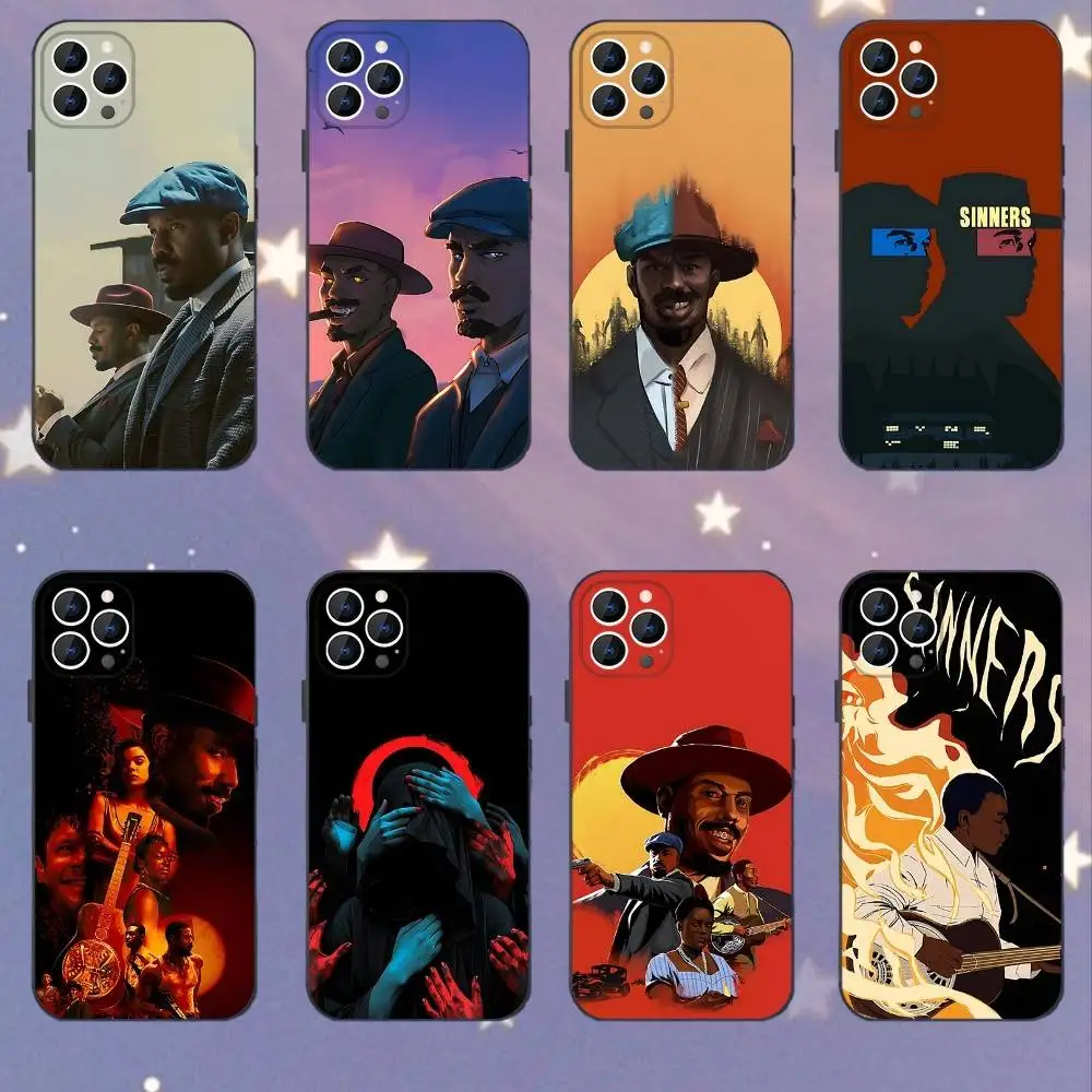 

S-Sinners Movie 2025 Stack Phone Case For iPhone 16,15,14,13,12,11,Mini,Pro,SE,MAX White Matte Shockproof Cover