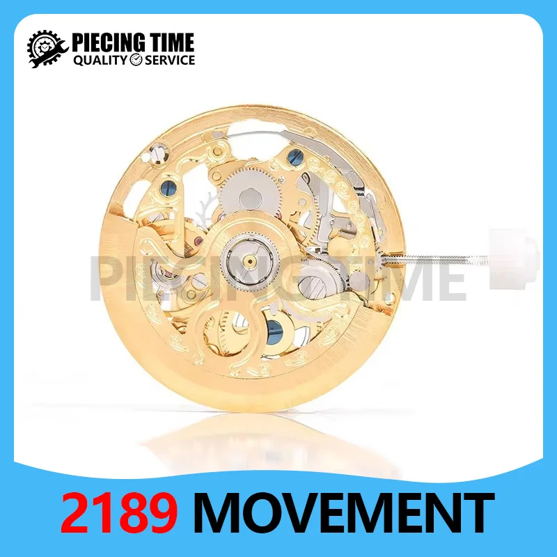 

New Skeleton Movement, China 2189 Gold And Silver Mechanical Movement, Watch Movement Parts, Automatic Movement Replacement