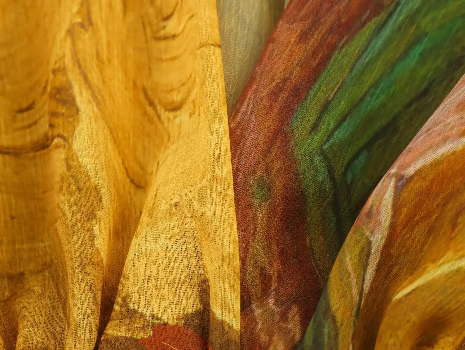 Abito longuette a strati con scollo a V senza maniche da donna del nuovo arrivo 2025 con motivo astratto e cintura