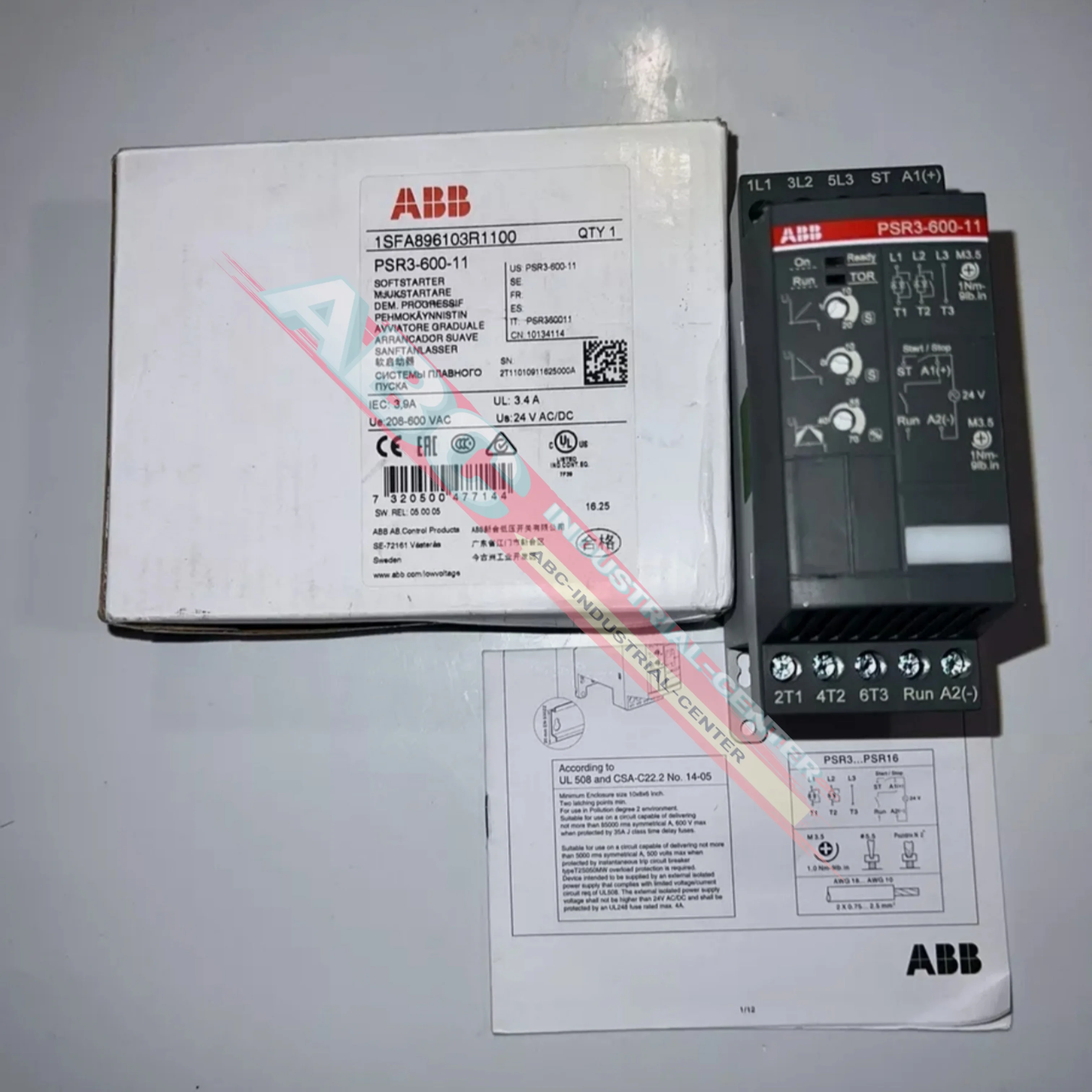 

Новый в коробке PSR9-600-11 PSR12-600-11 Стартер плавного пуска