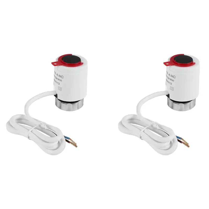 PZHI-2X 230V Normally Closed NC M30x1.5Mm Electric Thermal Actuator For Underfloor Heating TRV Thermostatic Radiator Valve