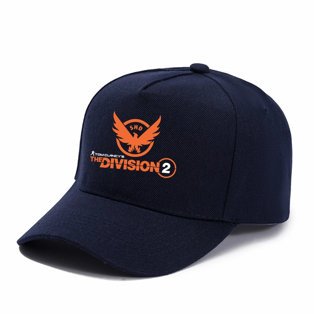 The Division 2 Baseball Cap Tom Clancy\'s SHD PS4 PC Game XBOX  Hip Hop Hats Snapback Caps Casual Travel Outdoor Sun Hats