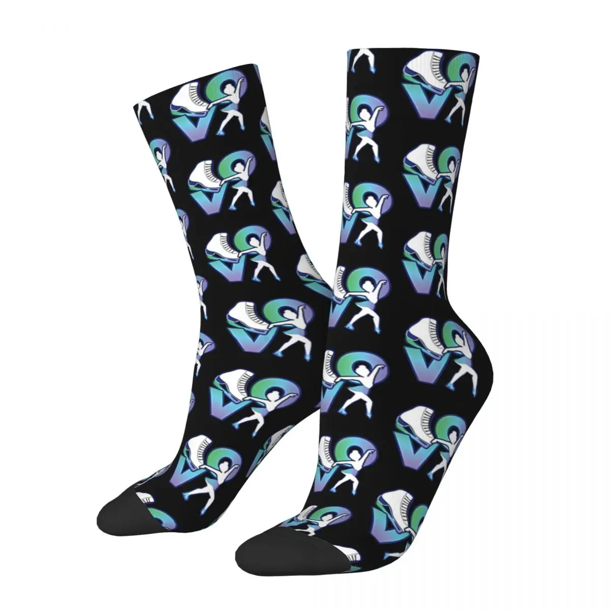 Figure Ice Skating Sport Socks Male Mens Women Summer Stockings Hip Hop