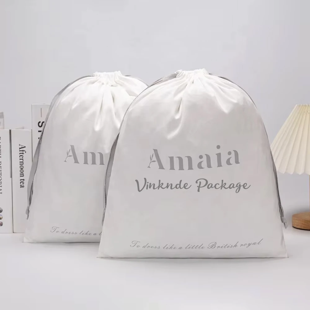 

Фланелевой мешок для пыли с логотипом, бархатные упаковочные пакеты на шнурке для сумок, обуви, тканевая косметическая парфюмерная свеча 20x25 см, подарочный мешок