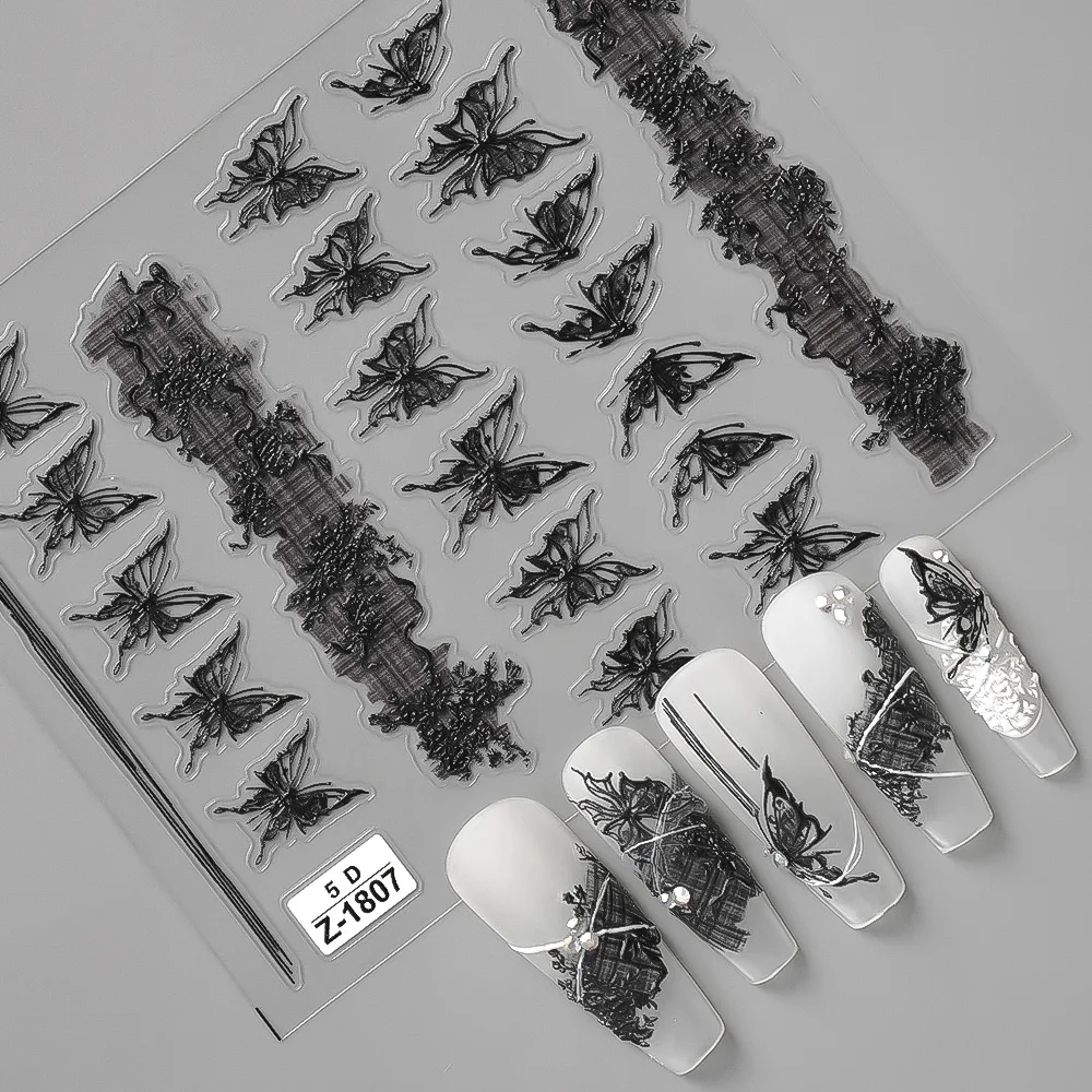 

DIY Butterfly Nail Stickers for Home Use - Fun And Easy Manicure Decorations