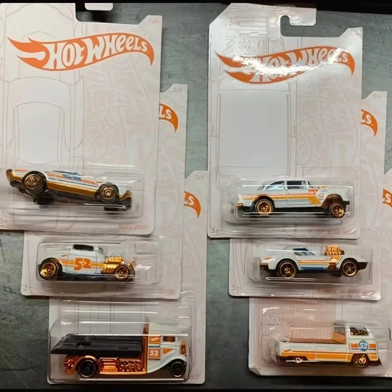 

New Hot Wheels 52nd Anniversary Pearl Series High-Quality Alloy Car Model Collectible Toy Non-Retained Vehicle For Children Gift