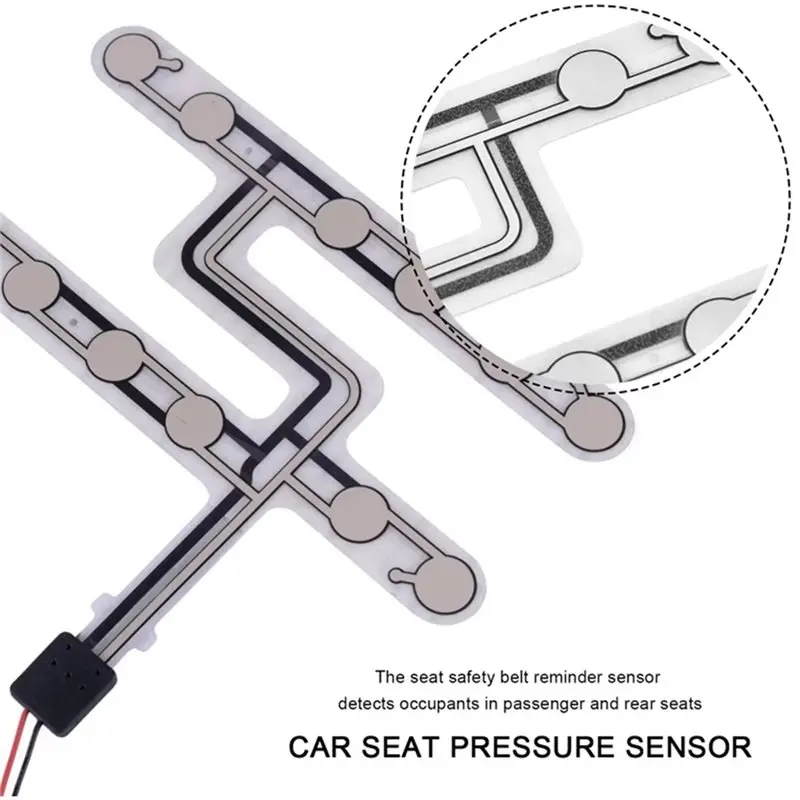 A85E-Universal Pressure Sensor For Car Seats Flexible Seatbelt Warning Mat Occupancy Detection Function