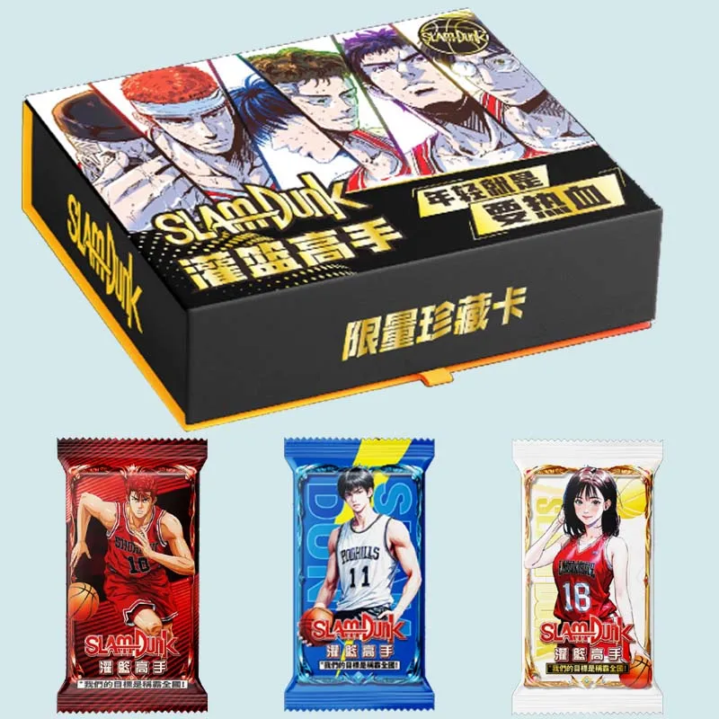 

2024 New Slam Dunk Card Hanamichi Sakuragi Rukawa Kaede Akagi Takenori Miyagi Ryota Kids Toys Girl Boy Collection Christmas Gift