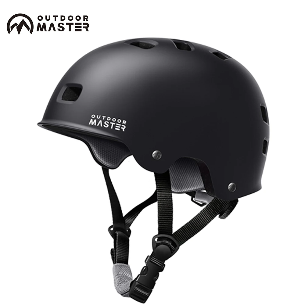 OutdoorMaster Skateboard Cycling Helmet - Two Removable Liners Ventilation Multi