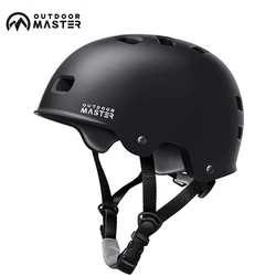 OutdoorMaster-casco de ciclismo para monopatín, dos forros extraíbles, ventilación, patinete Multideportivo, patinaje en línea