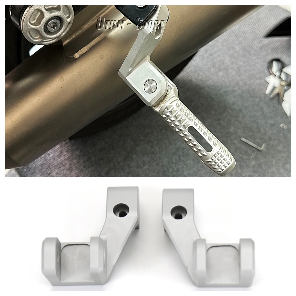 

For BMW R NINE T R9T Rninet Pure RNINET Scrambler Urban Racer Motorcycle Passenger Footpeg Lowering Kit Rear Foot Pegs Footrest