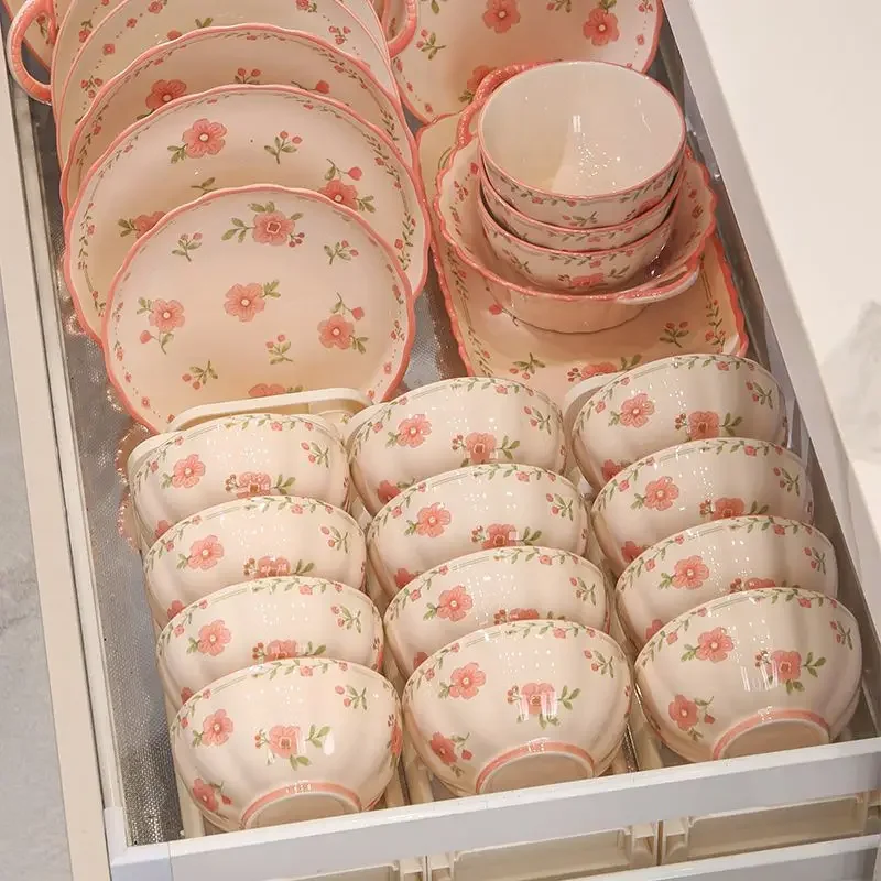 

Underglaze tableware, dishes set, household 2025 new dishes, housewarming,