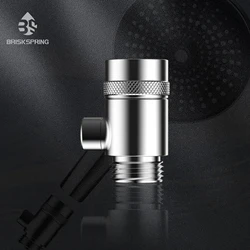 BriskSpring Micro Nano Bubble Generator G1/2 Filtr prysznicowy Głębokie czyszczenie Oczyszczacz prysznicowy Poprawia skórę włosów Akcesoria łazienkowe