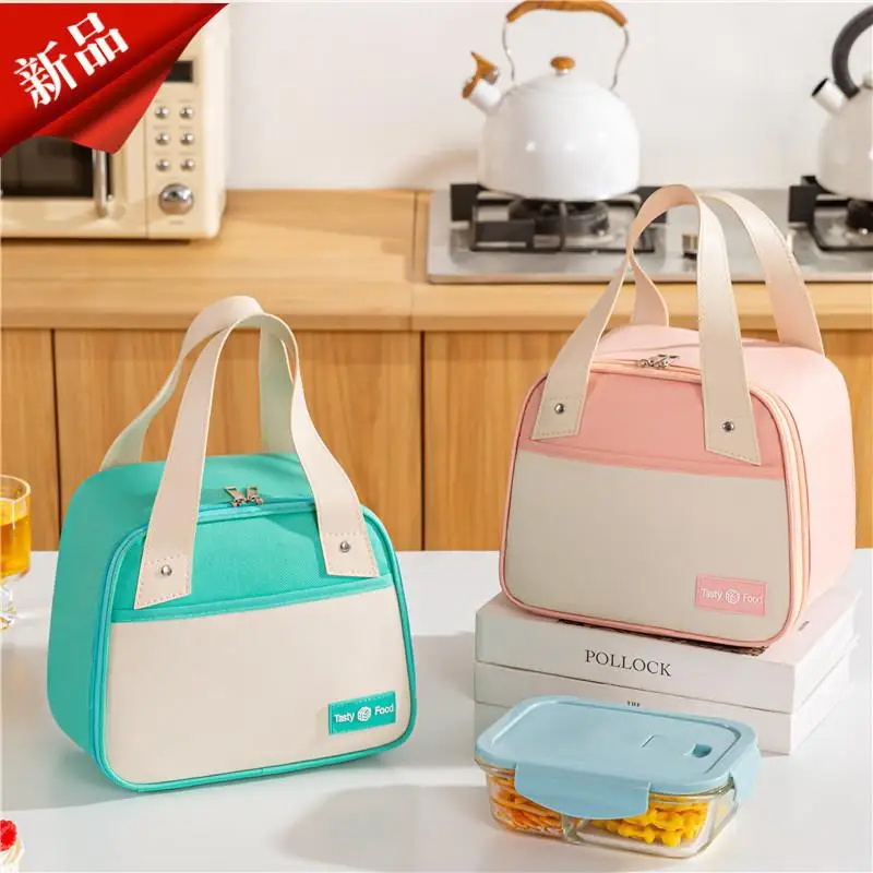 Insulated Waterproof Lunch Bag Office Thermal Breakfast Storage Container Portable Leak-proof Picnic Food Fruit Drinks Ice Pouch