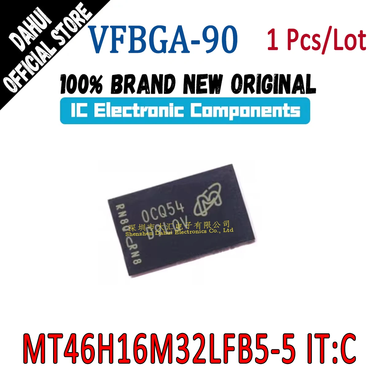 

MT46H16M32LFB5-5 IT:C silk screen D9LQV VFBGA-90 memory chip new original