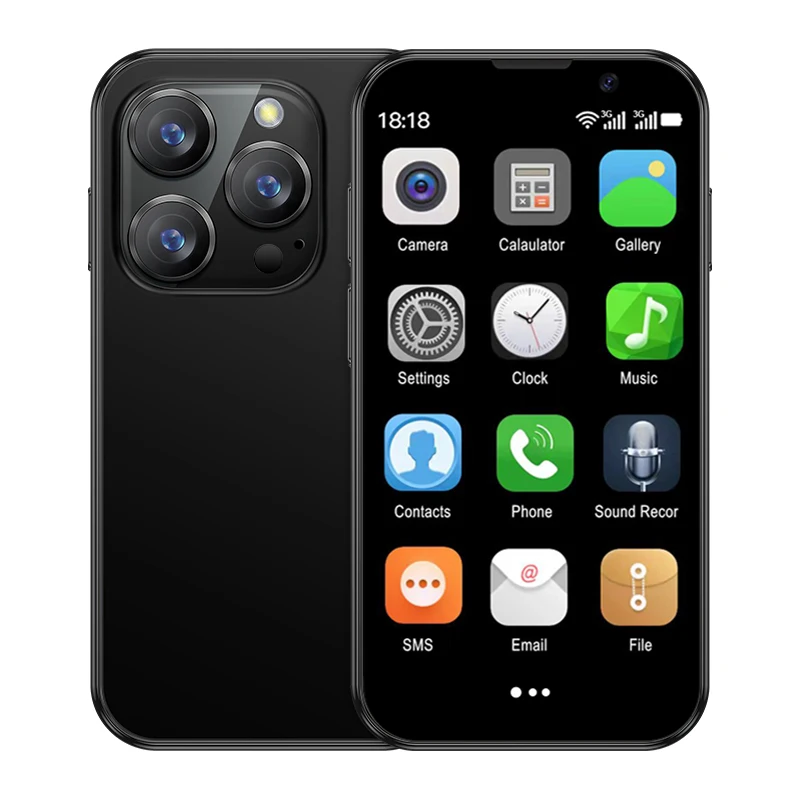 SERVO 16SE Mini Android Smartphone Dual SIM Standby 16GB ROM Play Store Wifi GPS Gezicht Ontgrendelen 3G WCDMA 3.0 "Kleine Slimme Mobiele Telefoon