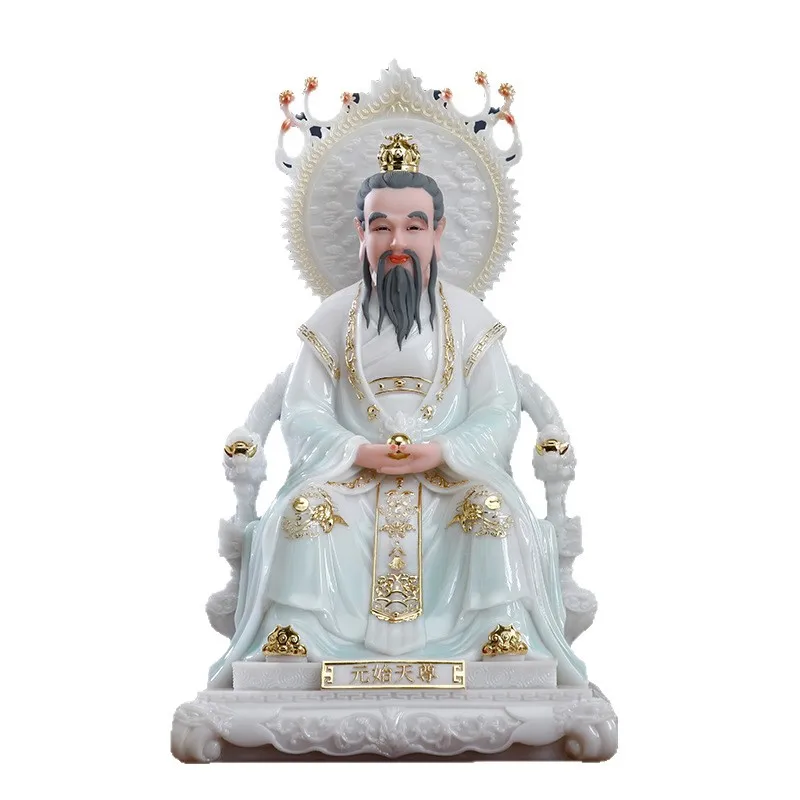 ZML Taishang Laojun Moral Tianzun Yuanshi Tianzun Lingbao Statue Household Buddha Ornament