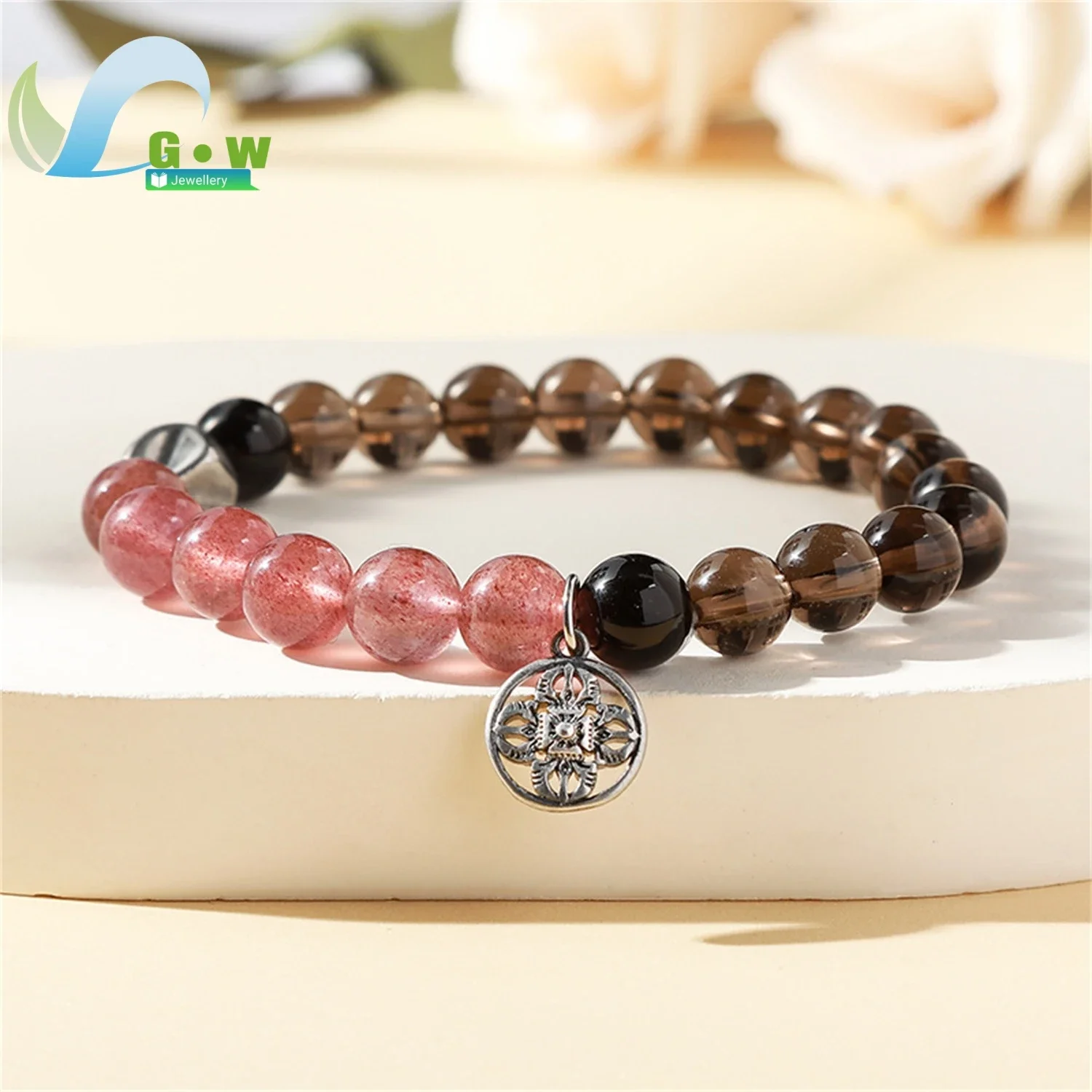 Natural Stone Elastic Bracelet Tree of Life Adjustable Jewelry Gift for Unisex Friendship Birthday 2025Year Trendy Best Seller
