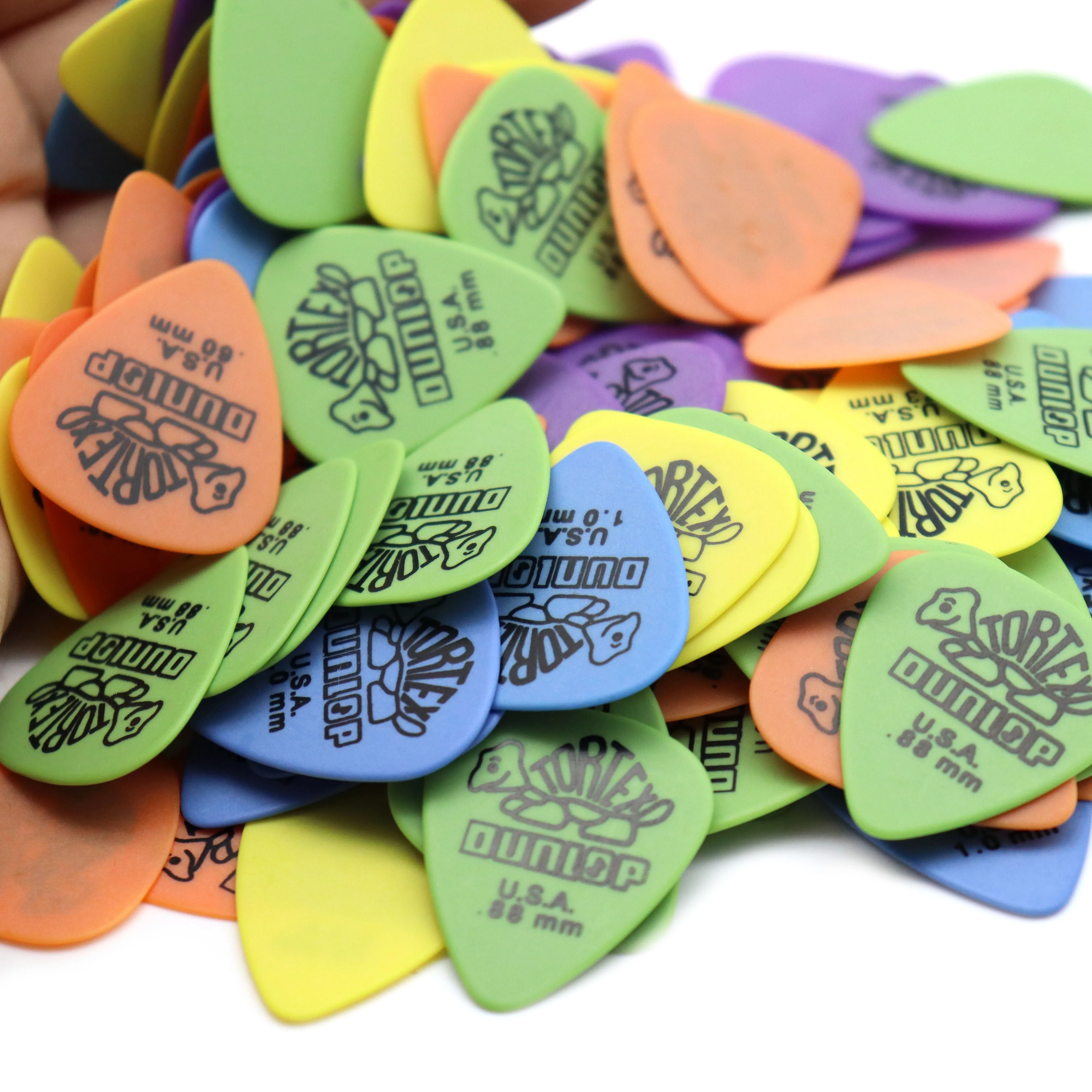 12pcs Guitar Picks Guitar Plectrum Electric Guitar Pick Accessories Thickness 0.5mm,0.6mm,0.73mm,0.88mm,1.0mm,1.14mm