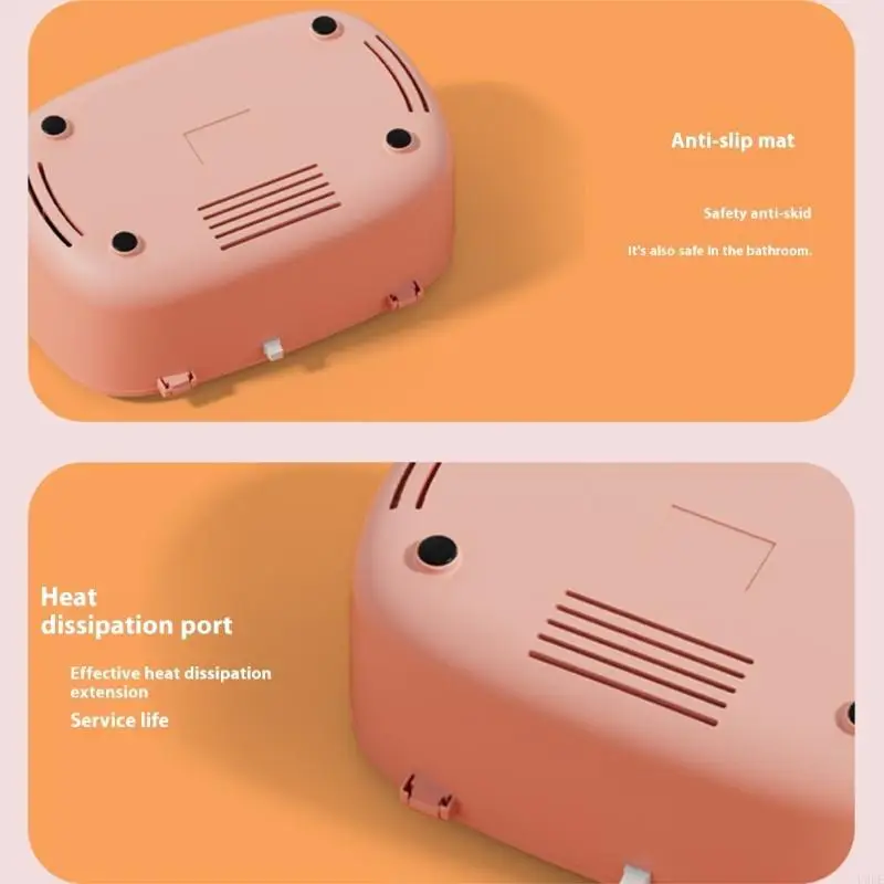 مجفف الملابس مع التحكم باللمس لصندوق تجفيف الملابس الداخلية خفيف الوزن