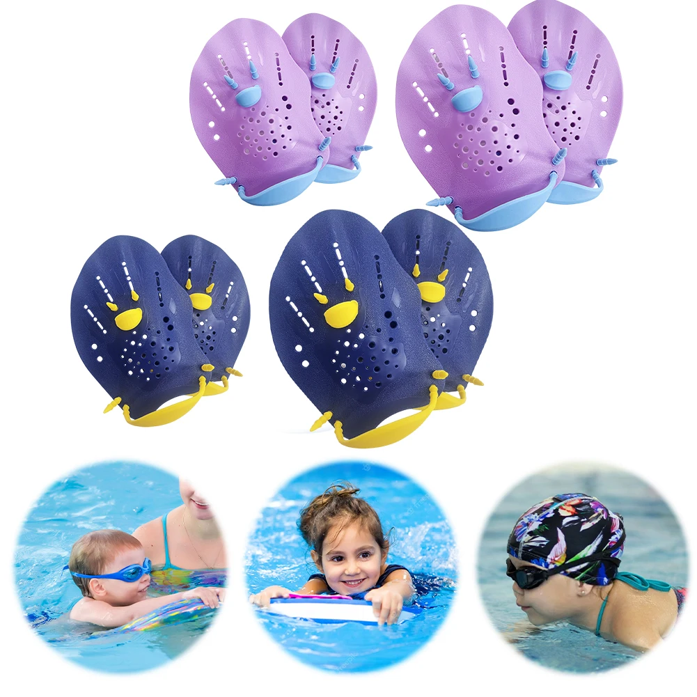 مجاذيف السباحة المريحة للتدريب على السباحة، مجاذيف السباحة، مجاديف السباحة القابلة للتعديل، ملحقات تدريب حمام السباحة #1